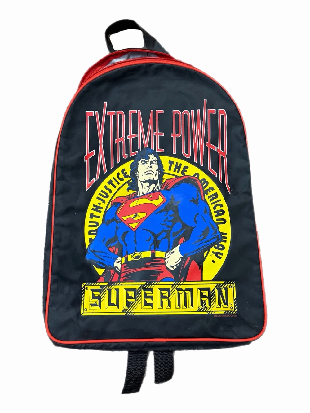 Vintage DC Comics Superman Extreme Power Mini Backpack
